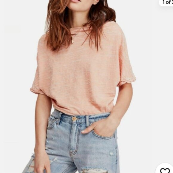 Free People We The Free Astrid Tee Top - Picture 1 of 4